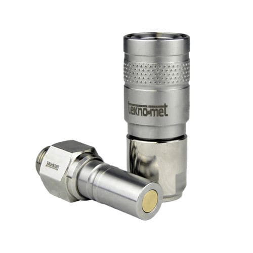 Raccordo idraulico - T108 series - TEKNO-MET BAĞLANTI ELEMANLARI SAN. ve TİC. LTD. ŞTİ - rapido / in alluminio / in nitrile
