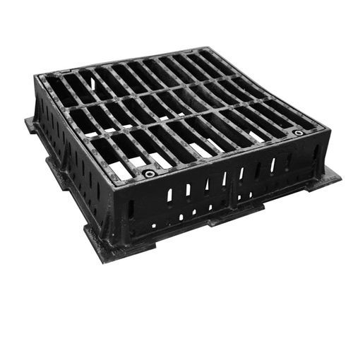 Grigliato in metallo - DRAINQUEEN D400 - Fonderie Belli SPA - per carichi pesanti / per coperchio di tombino / per posto auto