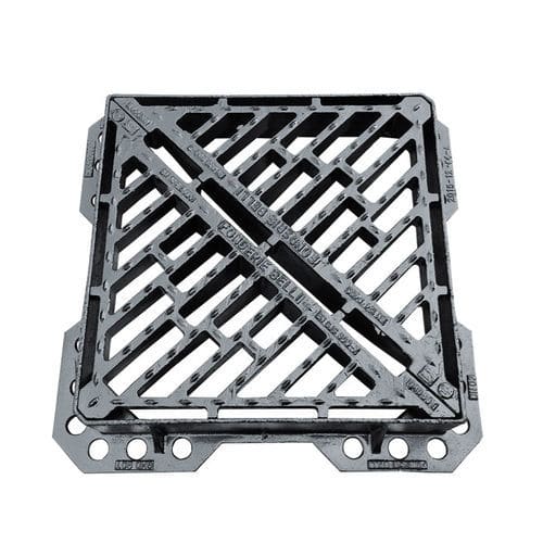 Grigliato in metallo - GHD TRIANGOLO - Fonderie Belli SPA - antiscivolo / per coperchio di tombino / per posto auto
