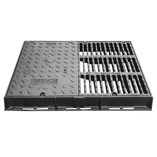 Tombino in ghisa duttile - COMBY - CLASSE D400 - Fonderie Belli SPA - rettangolare