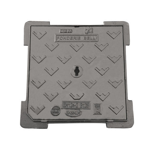 Tombino in ghisa duttile - CHB CLASS B125 series - Fonderie Belli SPA - quadrato