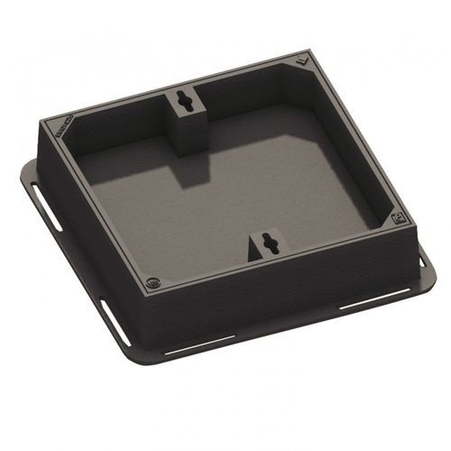 Tombino in ghisa duttile - CRB/CRC - B125-C250 - Fonderie Belli SPA - quadrato / rettangolare