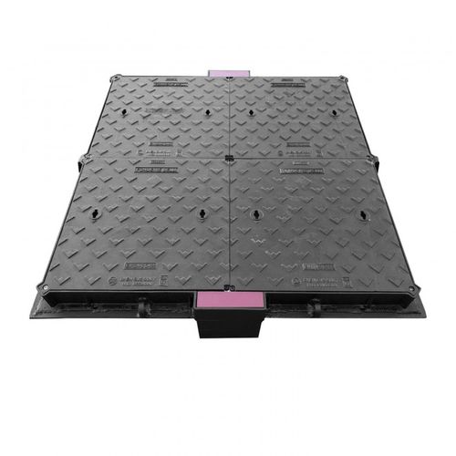 Tombino in ghisa duttile - MODULARI D400- F900 - Fonderie Belli SPA - quadrato