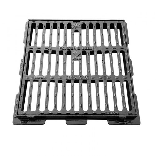 Grigliato in metallo - GHC - PIANA ELASTICA /CLASSE C250 - Fonderie Belli SPA - per acqua / per il settore dell'edilizia / per costruzioni