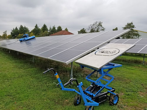 Robot di pulizia per pavimento - LIFTER - AX Solar Robot - per pannelli solari / mobile