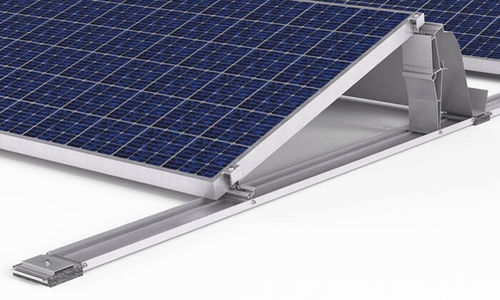 Sistema di fissaggio per impianti fotovoltaici per tetto piano - FS series - Renusol Europe GmbH - per installazione verticale / in alluminio / autoportante