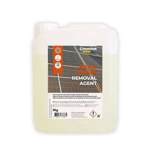 Detartrante biodegradabile per pannelli solari - METAL OXIDES REMOVAL - ChemiTek