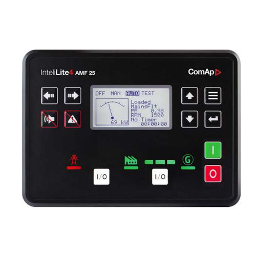 Controllore di gruppo elettrogeno AMF - InteliLite 4 25 - ComAp - multiplo / digitale / per centrale idroelettrica
