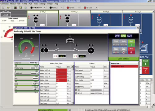 Software di supervisione - InteliMonitor - ComAp - SCADA / configurazione / di attivazione