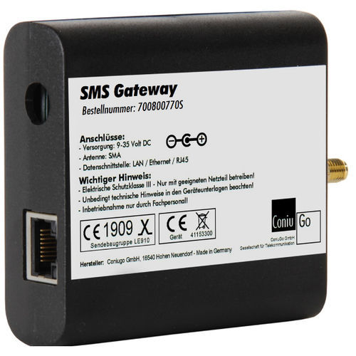 Gateway di comunicazione - 700800770S - ConiuGo Gesellschaft für Telekommunikation mbH - LAN
