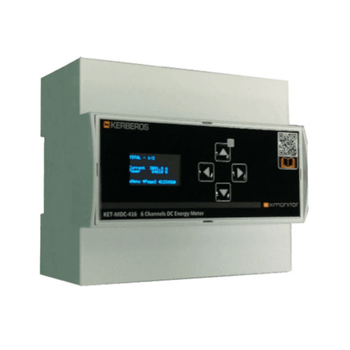 Contatore di energia elettrica su guida DIN - KET-MDC-416 - Kerberos Srl - Modbus / con display LCD