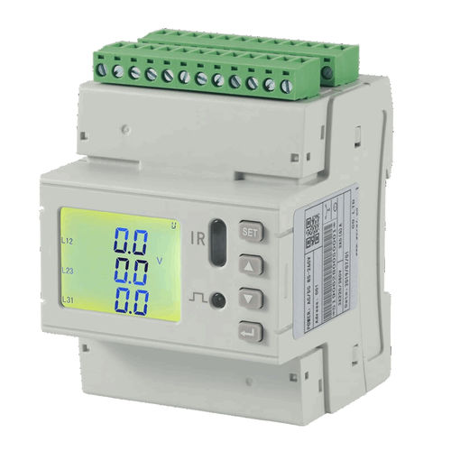 Contatore di energia elettrica trifase - KET-PMT-414.16 - Kerberos Srl - su guida DIN / Modbus / con display LCD