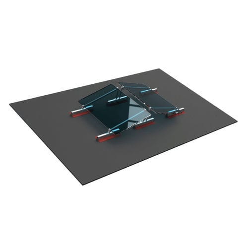 Sistema di fissaggio per impianti fotovoltaici per tetto piano - ROOF-SOLAR TILTED BITUMEN - Dome Solar - per installazione verticale / in alluminio / in acciaio inossidabile