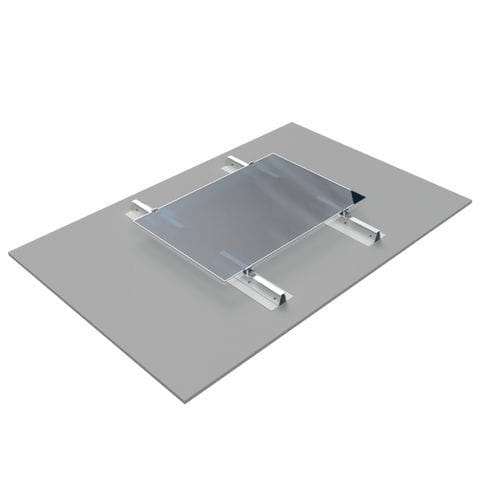 Sistema di fissaggio per impianti fotovoltaici per tetto piano - ROOF-SOLAR PVC - Dome Solar - per installazione verticale / in alluminio / in acciaio inossidabile