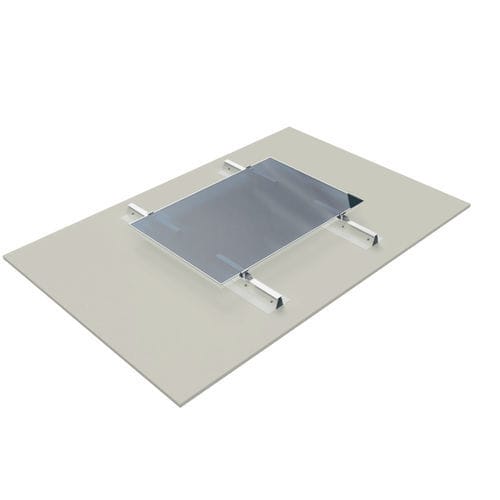 Sistema di fissaggio per impianti fotovoltaici per tetto piano - ROOF-SOLAR TPO - Dome Solar - per installazione verticale / in alluminio / in acciaio inossidabile