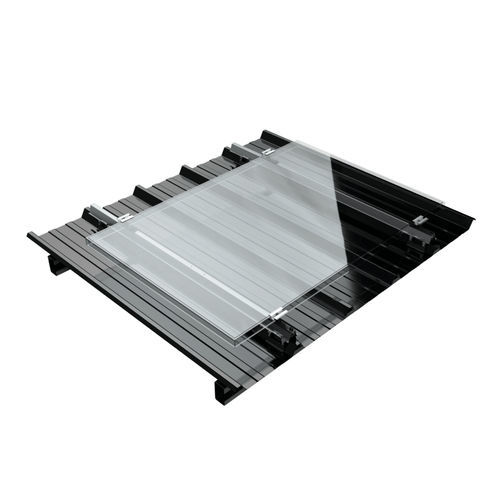 Sistema di fissaggio per impianti fotovoltaici per tetto piano - HELIOS B² - Dome Solar - per installazione verticale / in alluminio / in acciaio inossidabile