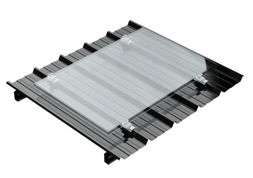 Sistema di fissaggio per impianti fotovoltaici per tetto piano - EB-SOLAR - Dome Solar - per installazione verticale / in alluminio / in acciaio inossidabile