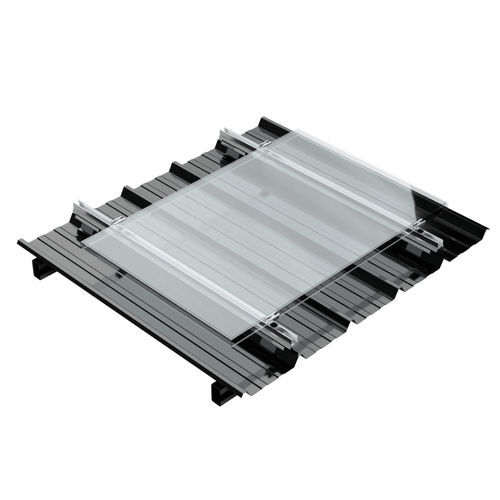Sistema di fissaggio per impianti fotovoltaici per tetto piano - KOGYSUN + - Dome Solar - per installazione verticale / in alluminio / in acciaio inossidabile