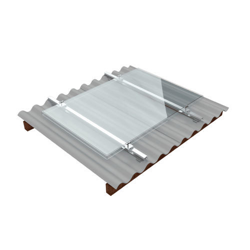 Sistema di fissaggio per impianti fotovoltaici per tetto piano - FIBRO-SOLAR - Dome Solar - per installazione verticale / in alluminio / in acciaio inossidabile