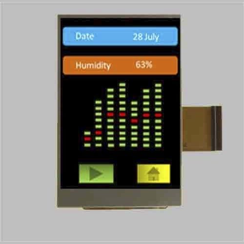 Modulo di visualizzazione TFT LCD - MLT026H51-R1 - Maclight Display Co., Limited - transflettivo / 240 x 320 / 2.5"