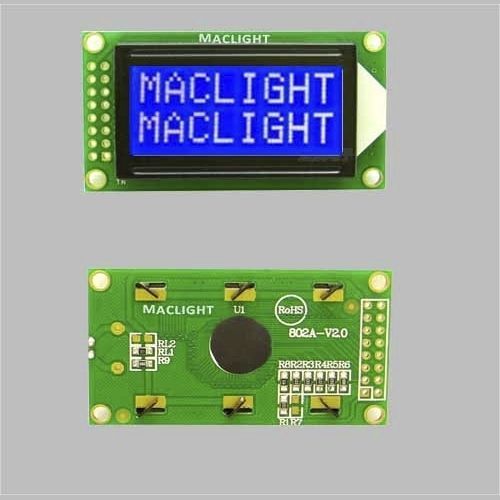 Modulo di visualizzazione LCD STN - MLC802Y-1 - Maclight Display Co., Limited - monocromatico / a 2 linee / MPU 8 bits