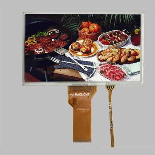 Modulo di visualizzazione LED - MLT070W50-T21 - Maclight Display Co., Limited - TFT LCD / con touch screen resistivo / 800 x 480