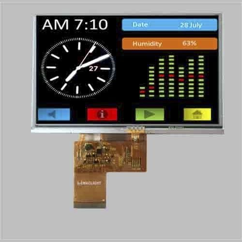 Modulo di visualizzazione TFT LCD - MLT043R40-T26 - Maclight Display Co., Limited - con touch screen resistivo / 480 x 272 / 4,3"