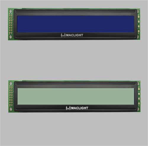 Display LCD - MLC402Y-1 - Maclight Display Co., Limited - a matrice di punti / monocromatico / a 2 linee