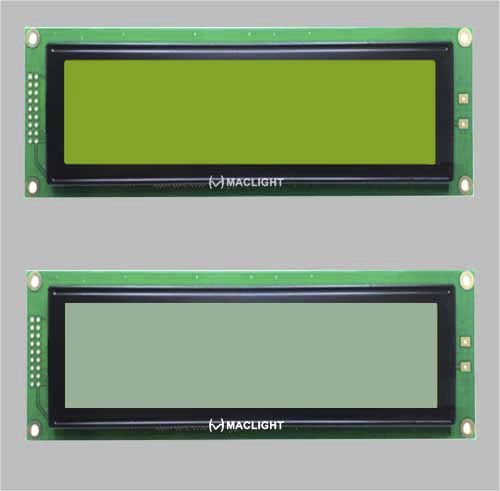 Display LCD - MLC404Y-1 - Maclight Display Co., Limited - a matrice di punti / monocromatico / 40 x 4