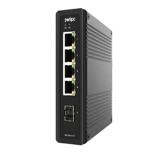 Switch Ethernet non gestibile - ISF105TF-P - JWIPC TECHNOLOGY CO., LTD. - 8 porte / su guida DIN / standard