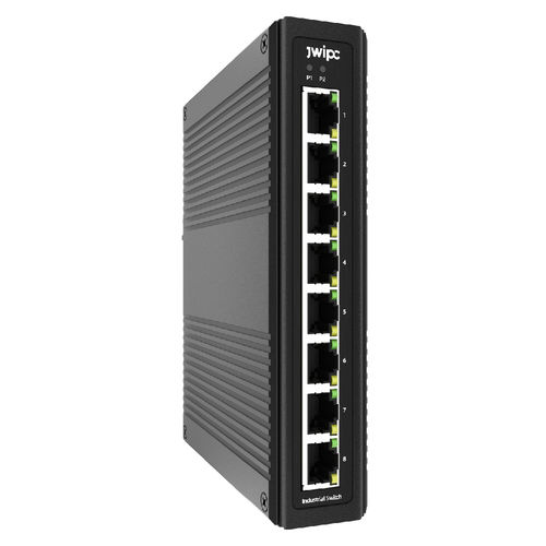 Switch Ethernet non gestibile - ISF108P - JWIPC TECHNOLOGY CO., LTD. - 8 porte / su guida DIN / PoE