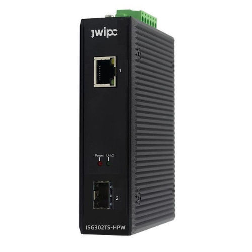Convertitore multimediali gigabit - ISG302TS-HPW - JWIPC TECHNOLOGY CO., LTD. - di media / non gestibile / di alimentazione Ethernet