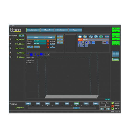 Software di interfaccia - SPEED POS - TBM Technisches Büro München GmbH - di automatizzazione / grafico / di post-elaborazione NC