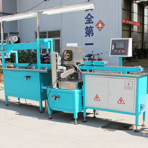 Macchina da taglio a lama rotativa - Door Gasket Cutting Machine - Xiamen Dexing Magnet Tech. Co., Ltd. - per gomma / per vetrata / per porta