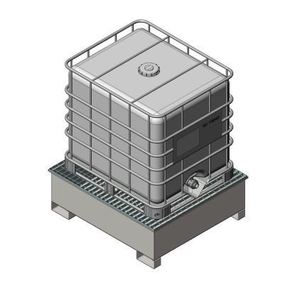 Vasca di raccolta multiuso - Eurial - per contenitore IBC / 3 fusti / per prodotti liquidi