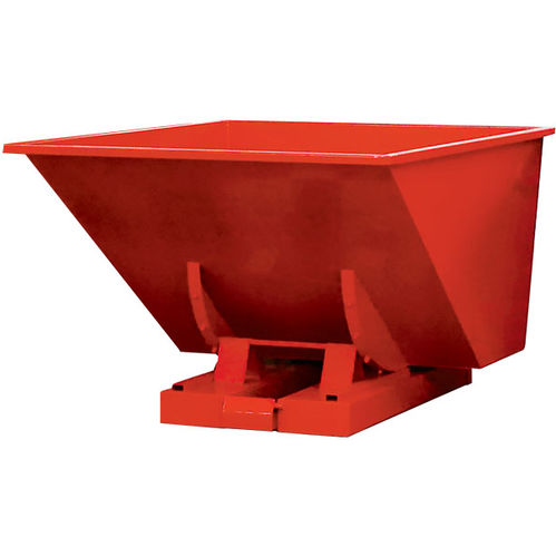 Benna auto-basculante in metallo - SBA series - STOCKMAN - per rifiuti / per carrello elevatore / automatica