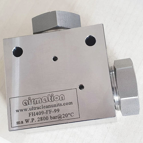 Raccordo ad alta pressione - FH409.FF-99 - Airmation ECP srl - idraulico / filettato / a gomito