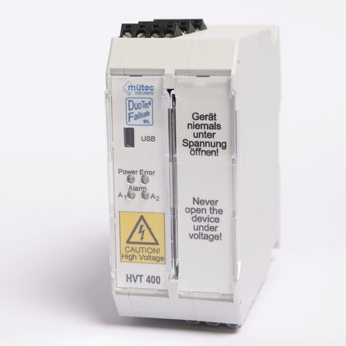 Trasduttore di tensione DC - HVT 400-DX - Mütec Instruments GmbH - su guida DIN / programmabile / SIL2