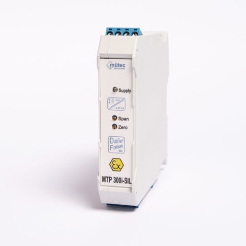 Trasmettitore di temperatura su guida DIN - MTP300i series - Mütec Instruments GmbH - con termocoppia / 2 cavi / 4-20 mA