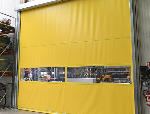 Porta ad avvolgimento - ALIGA-Rapida VZ - Aliga-Tor GmbH - in tessuto / in plastica / in PVC
