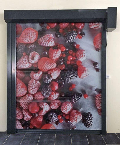 Porta ad avvolgimento - ALIGA SMD - Aliga-Tor GmbH - in alluminio / in tessuto / in plastica