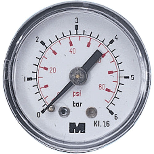 Manometro con quadrante - 222005  - Mader - G 1/8 / in ottone / a tubo Bourdon