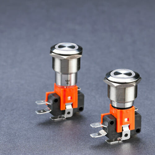 Interruttore antivandalo - L22B - YUEQING DANPU ELECTRIC ( LANGIR ) CO.,LTD. - tattile / unipolare / SPDT
