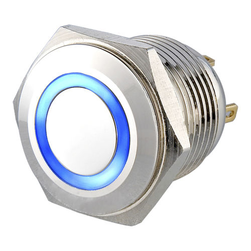Pulsante luminoso a LED - LS16 series - YUEQING DANPU ELECTRIC ( LANGIR ) CO.,LTD. - antivandalismo / impermeabile / IK09