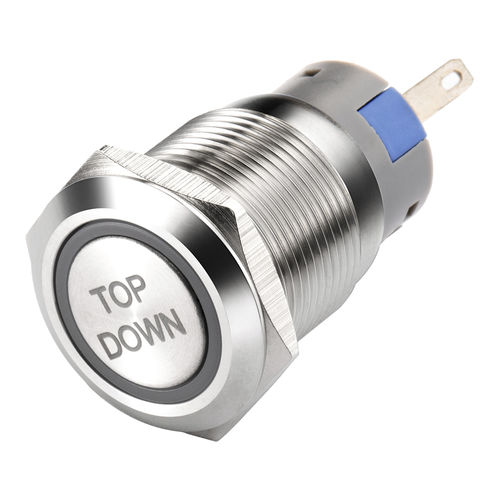 Pulsante antivandalismo - L19A Series - YUEQING DANPU ELECTRIC ( LANGIR ) CO.,LTD. - impermeabile all'acqua / a prova di polvere / resistente all'umidità