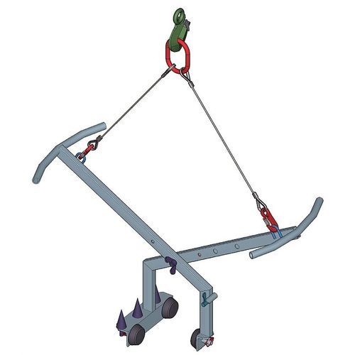 Pinza per sollevamento di pietre - 382 040 - WIMAG GmbH - verticale / manuale