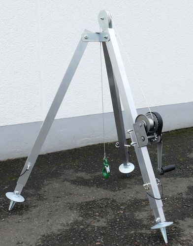 Paranco tripode in alluminio - 144 - WIMAG GmbH - telescopico / compatto / leggero