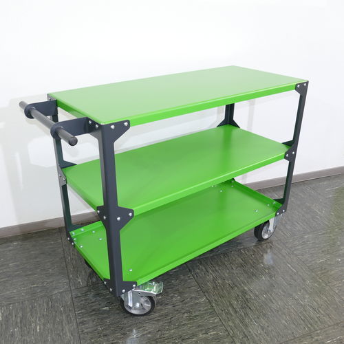 Carrello da trasporto - 901 - WIMAG GmbH - in acciaio / 3 livelli / con rotelle
