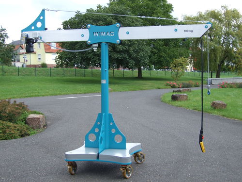 Gru a bandiera con colonna - 555 - WIMAG GmbH - 360° / di sollevamento / mobile