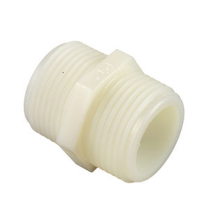 Nipplo in plastica - 0200210 series - Bucchi S.r.l. - filettato / esagonale / dritto